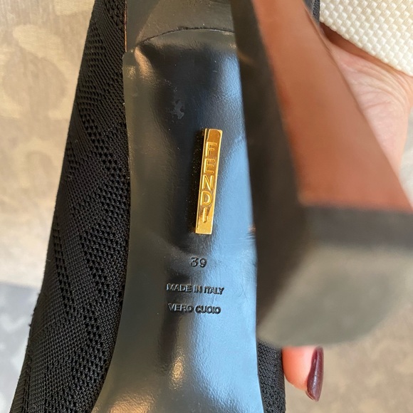 Fendi heels in black, EU39 - Picture 4 of 5